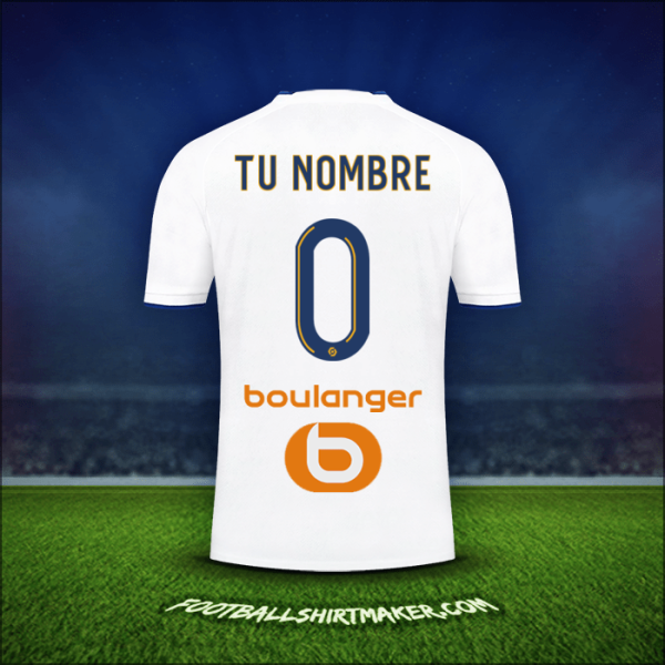 Camiseta Olympique de Marseille 2022/2023 -  tu nombre - 0
