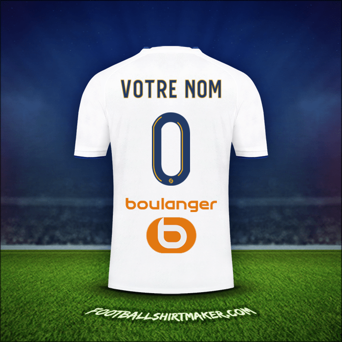 Maillot Olympique de Marseille 2022/2023 -  votre nom - 0