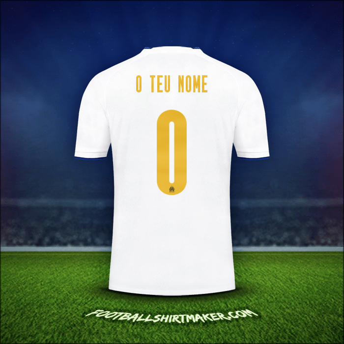 Camisola Olympique de Marseille Cup 2022/2023 -  o teu nome - 0
