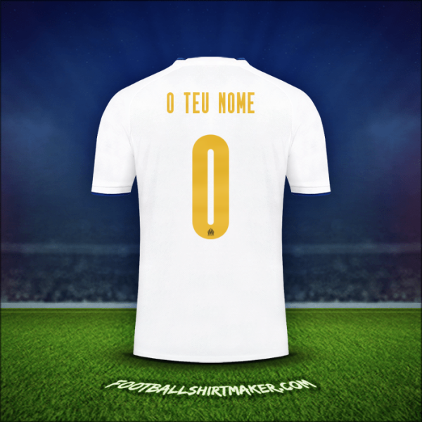 Camisola Olympique de Marseille Cup 2022/2023 -  o teu nome - 0