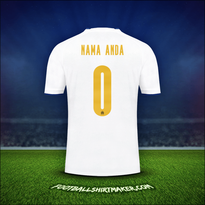 Jersey Olympique de Marseille Cup 2022/2023 -  nama anda - 0