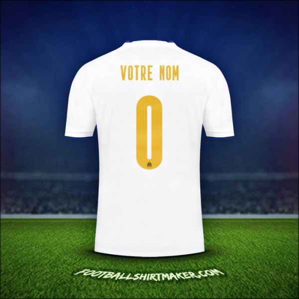 Maillot Olympique de Marseille Cup 2022/2023 -  votre nom - 0