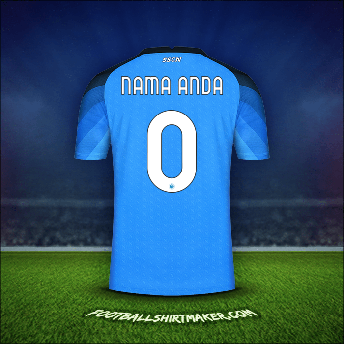 Jersey SSC Napoli 2022/2023 -  nama anda - 0