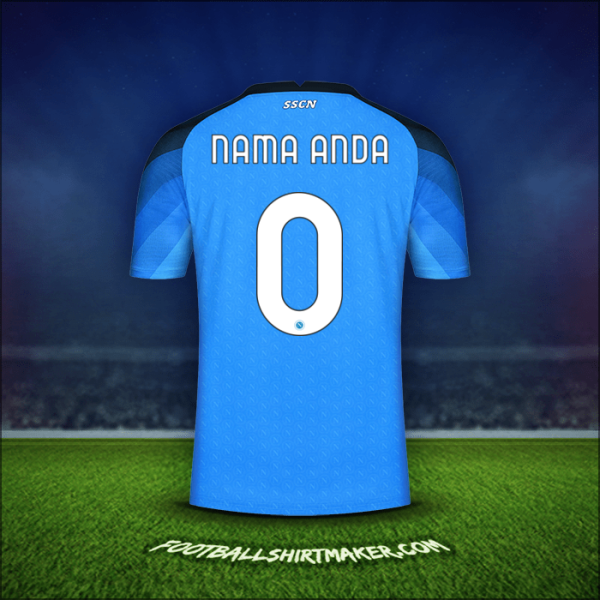 Jersey SSC Napoli 2022/2023 -  nama anda - 0