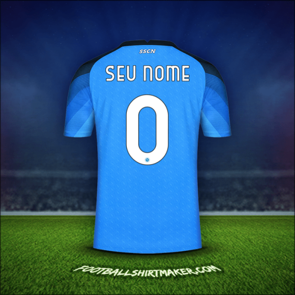 Camisa SSC Napoli 2022/2023 -  seu nome - 0