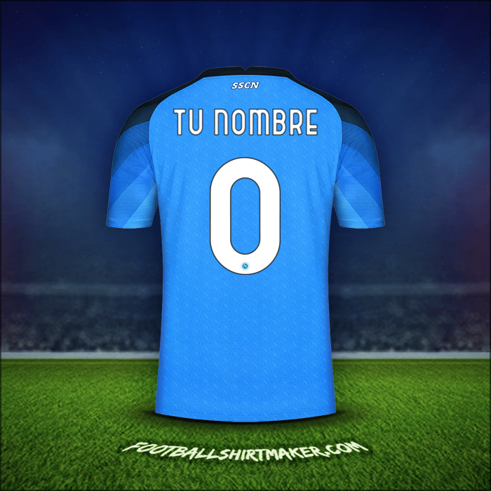 Camiseta SSC Napoli 2022/2023 -  tu nombre - 0