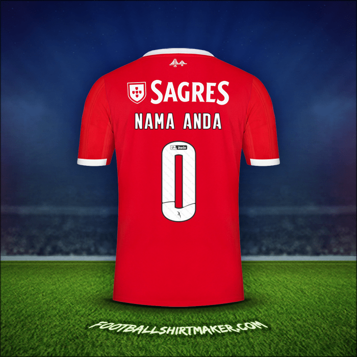 Jersey SL Benfica 2022/2023 -  nama anda - 0
