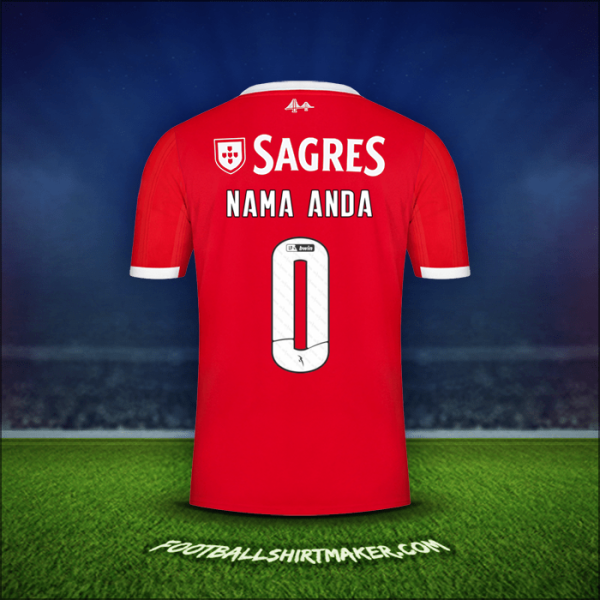 Jersey SL Benfica 2022/2023 -  nama anda - 0