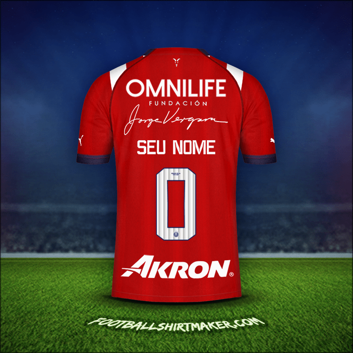 Camisa Guadalajara 2022/2023 -  seu nome - 0