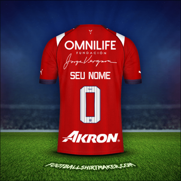 Camisa Guadalajara 2022/2023 -  seu nome - 0