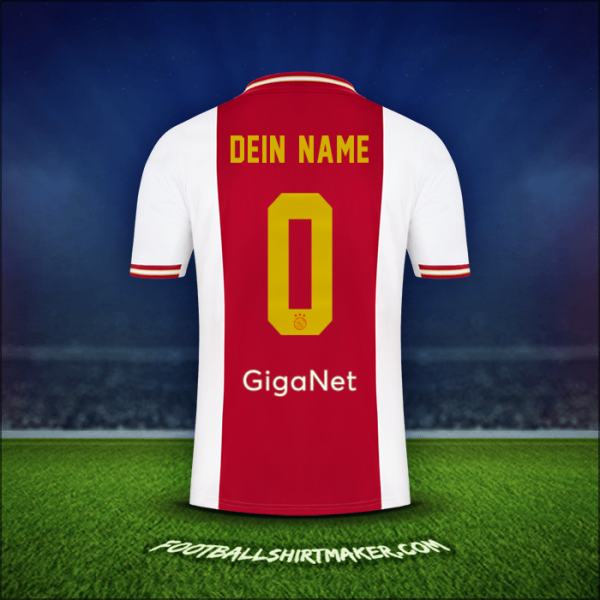 Trikot AFC Ajax 2022/2023 -  dein name - 0