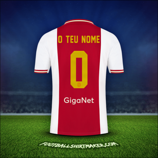Camisola AFC Ajax 2022/2023 -  o teu nome - 0