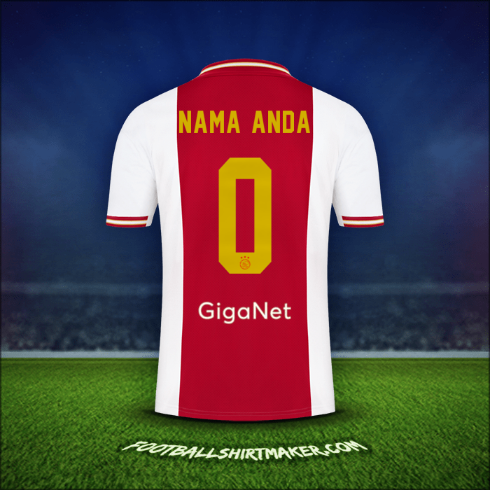 Jersey AFC Ajax 2022/2023 -  nama anda - 0
