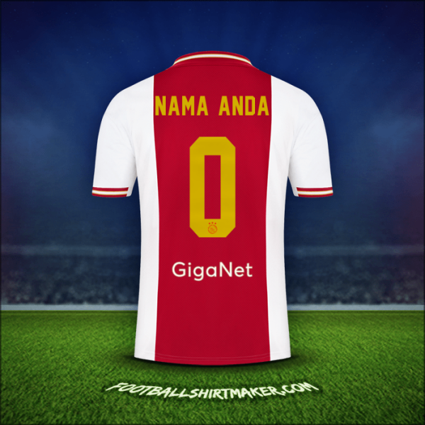 Jersey AFC Ajax 2022/2023 -  nama anda - 0