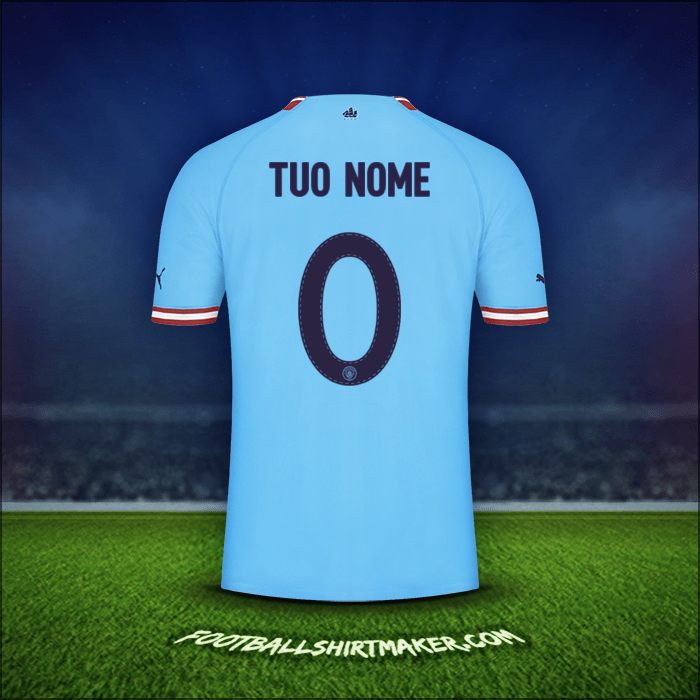 Maglia Manchester City Cup 2022/2023 -  tuo nome - 0