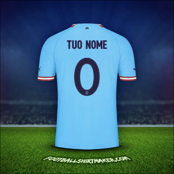 Maglia Manchester City Cup 2022/2023 -  tuo nome - 0