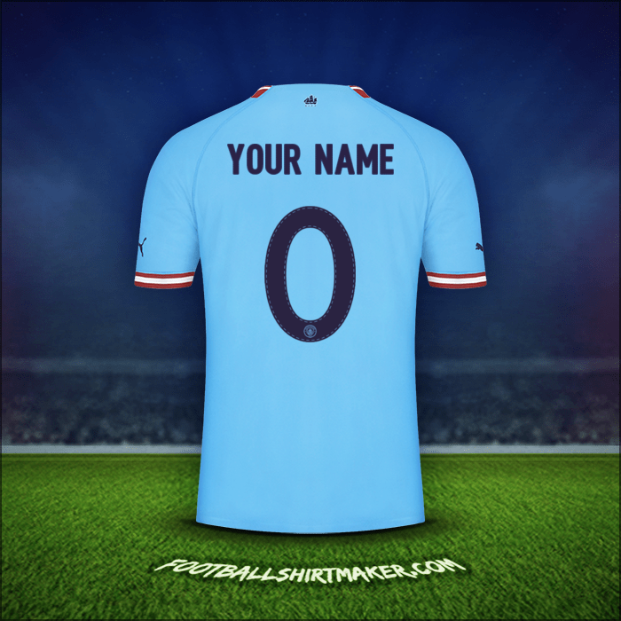 Jersey Manchester City Cup 2022/2023 -  your name - 0