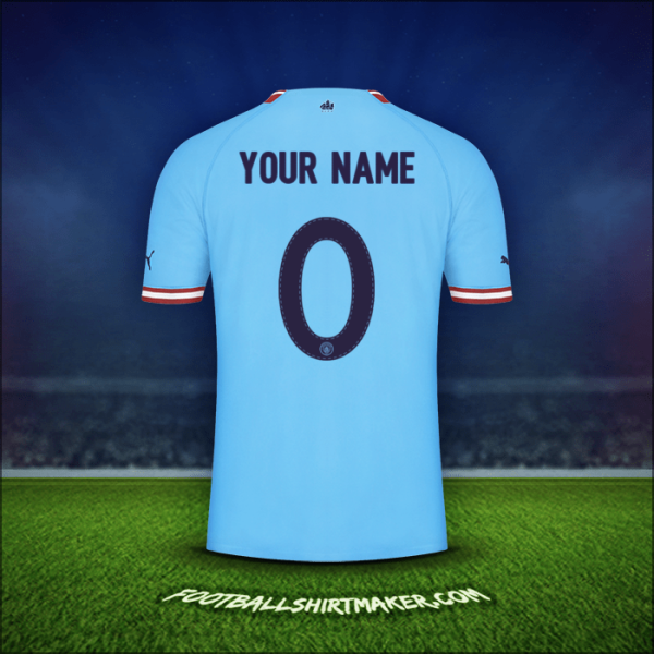 Shirt Manchester City Cup 2022/2023 -  your name - 0