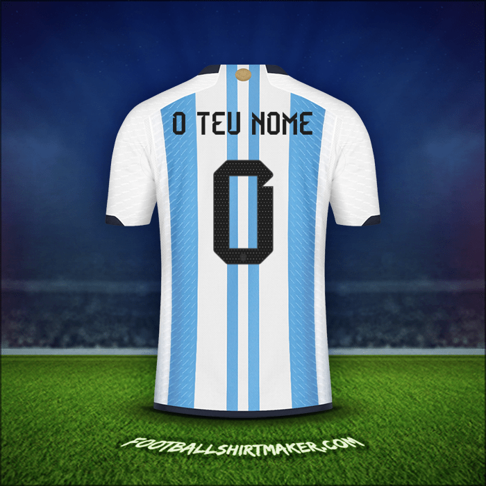 Camisola Argentina 2022 -  o teu nome - 0