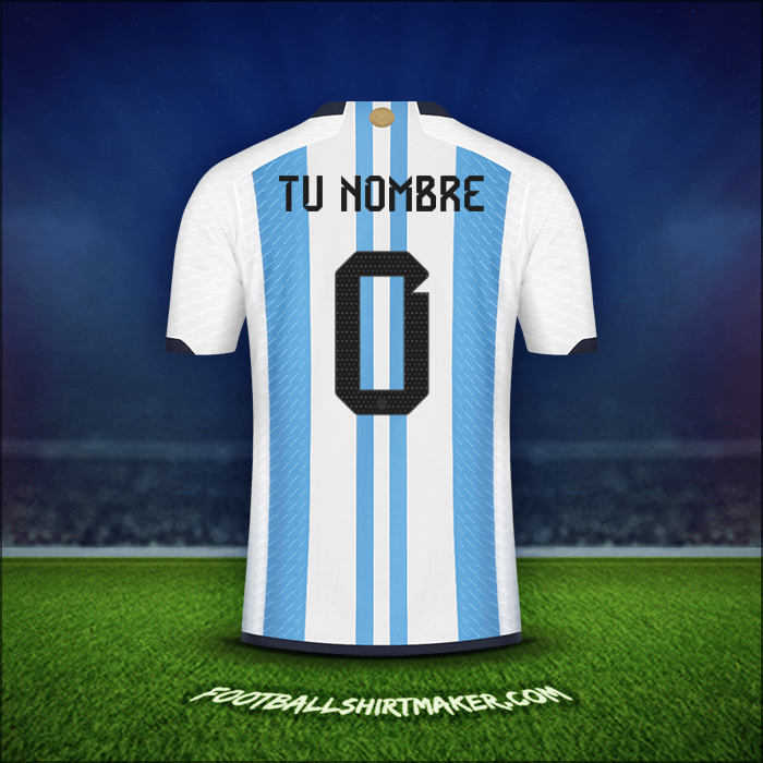 Camiseta Argentina 2022 -  tu nombre - 0
