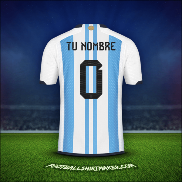 Camiseta Argentina 2022 -  tu nombre - 0