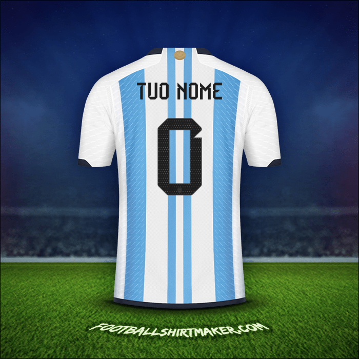 Maglia Argentina 2022 -  tuo nome - 0