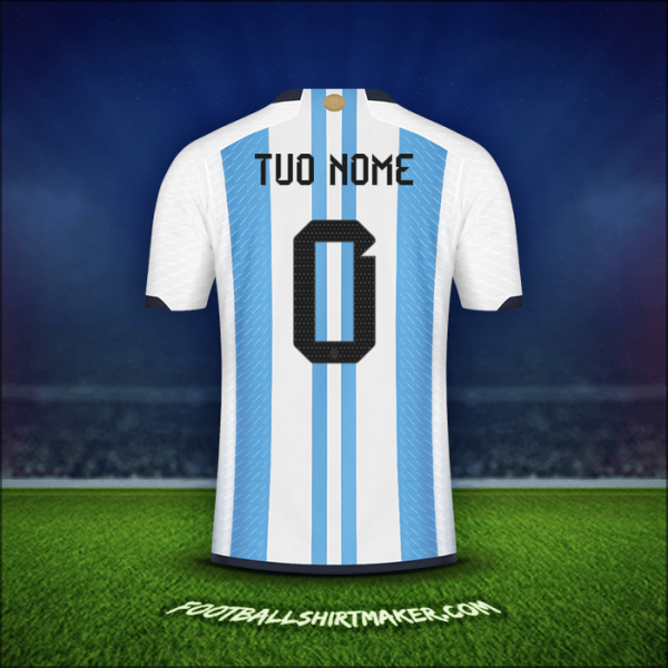 Maglia Argentina 2022 -  tuo nome - 0