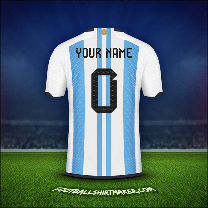 Shirt Argentina 2022 -  your name - 0