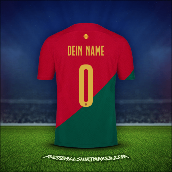 Trikot Portugal 2022 -  dein name - 0