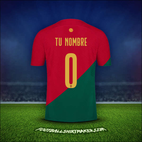 Camiseta Portugal 2022 -  tu nombre - 0