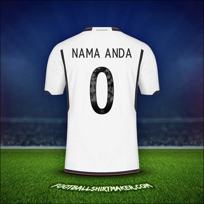 Jersey Jerman 2022 -  nama anda - 0