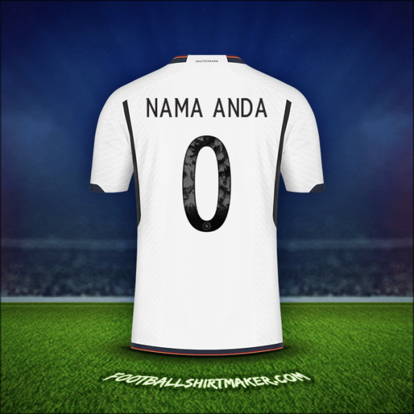 Jersey Jerman 2022 -  nama anda - 0