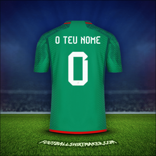 Camisola México 2022 -  o teu nome - 0