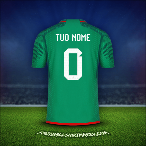 Maglia Messico 2022 -  tuo nome - 0