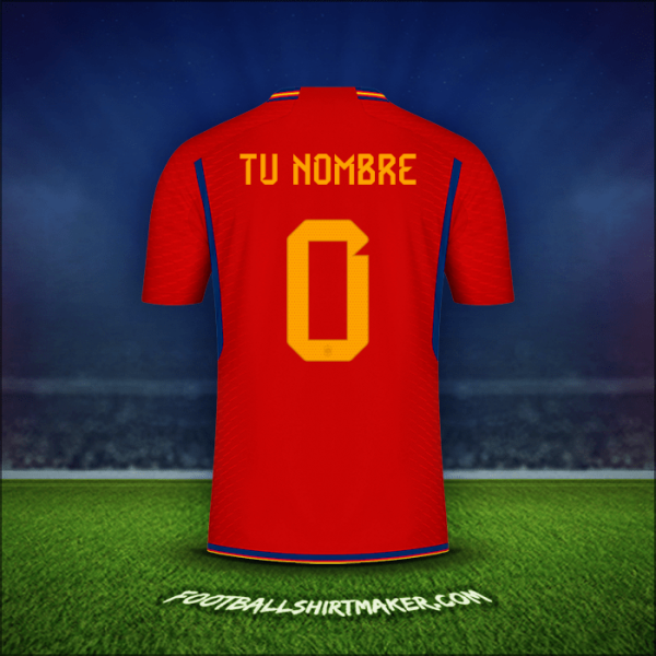 Camiseta España 2022 -  tu nombre - 0