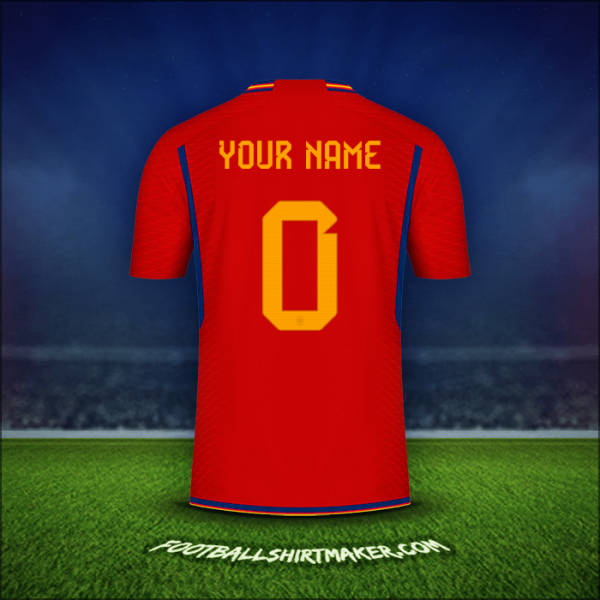 Jersey Spain 2022 -  your name - 0