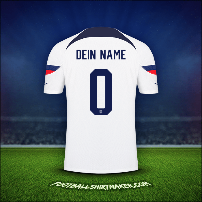 Trikot Vereinigte Staaten 2022 -  dein name - 0