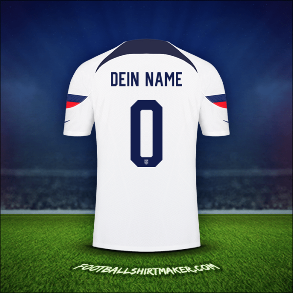Trikot Vereinigte Staaten 2022 -  dein name - 0