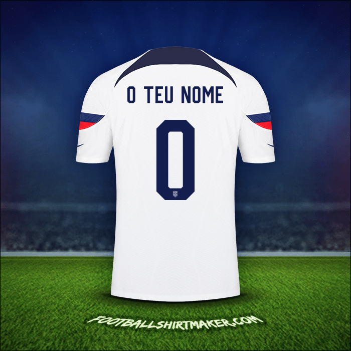 Camisola Estados Unidos 2022 -  o teu nome - 0