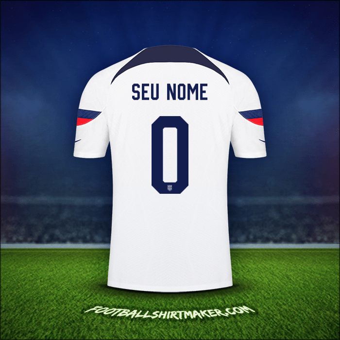 Camisa Estados Unidos 2022 -  seu nome - 0