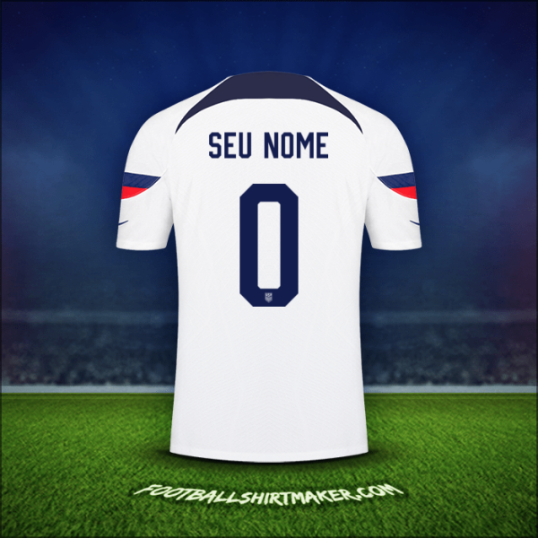 Camisa Estados Unidos 2022 -  seu nome - 0