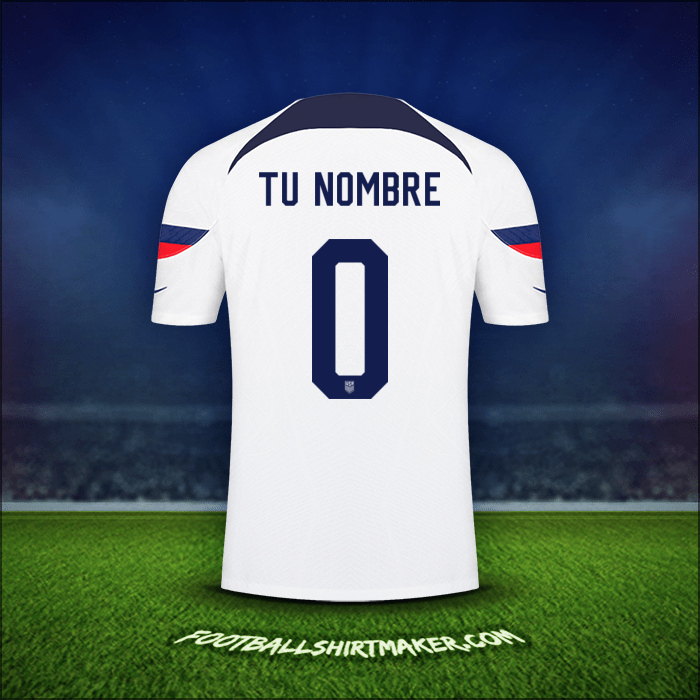 Jersey Estados Unidos 2022 -  tu nombre - 0