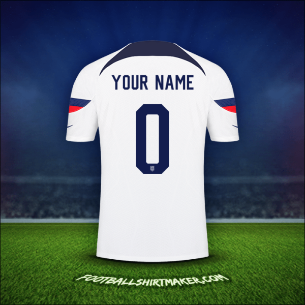 Jersey United States 2022 -  your name - 0