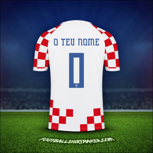 Camisola Croácia 2022 -  o teu nome - 0