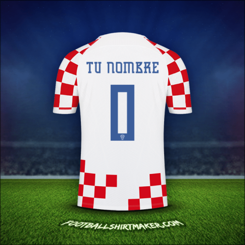Camiseta Croacia 2022 -  tu nombre - 0