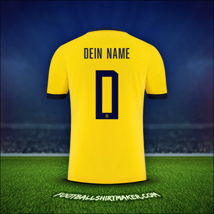 Trikot Ecuador 2022 -  dein name - 0