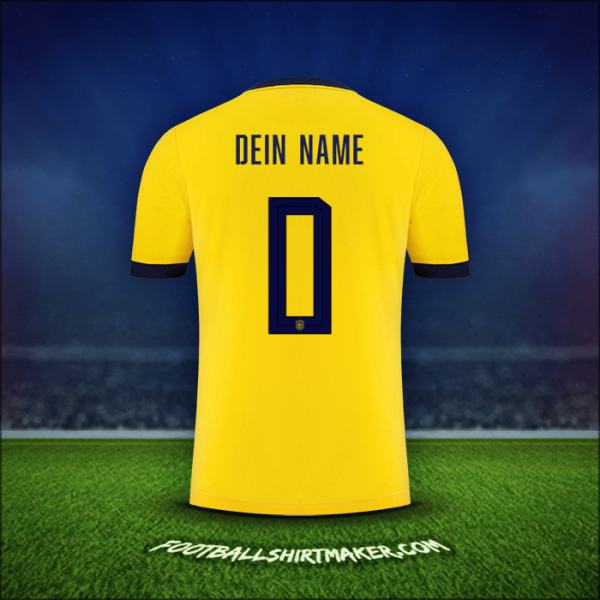 Trikot Ecuador 2022 -  dein name - 0