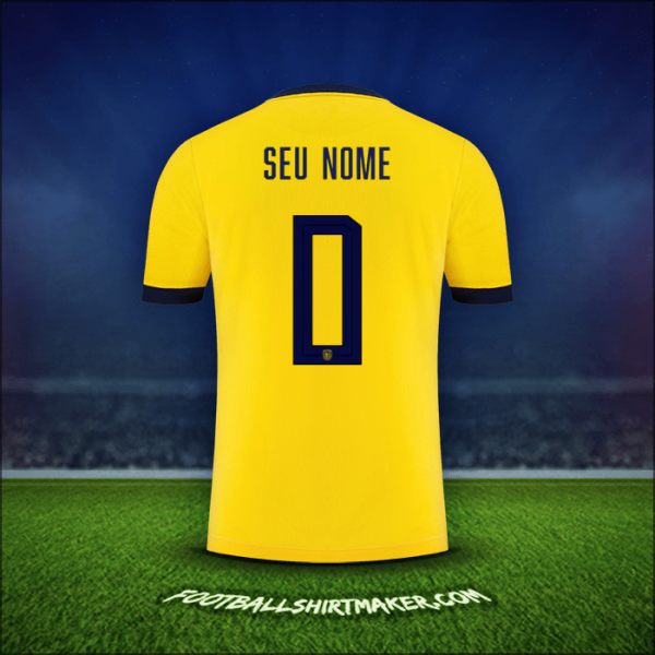 Camisa Equador 2022 -  seu nome - 0