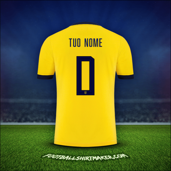 Maglia Ecuador 2022 -  tuo nome - 0
