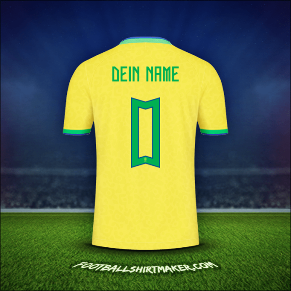 Trikot Brasilien 2022 -  dein name - 0